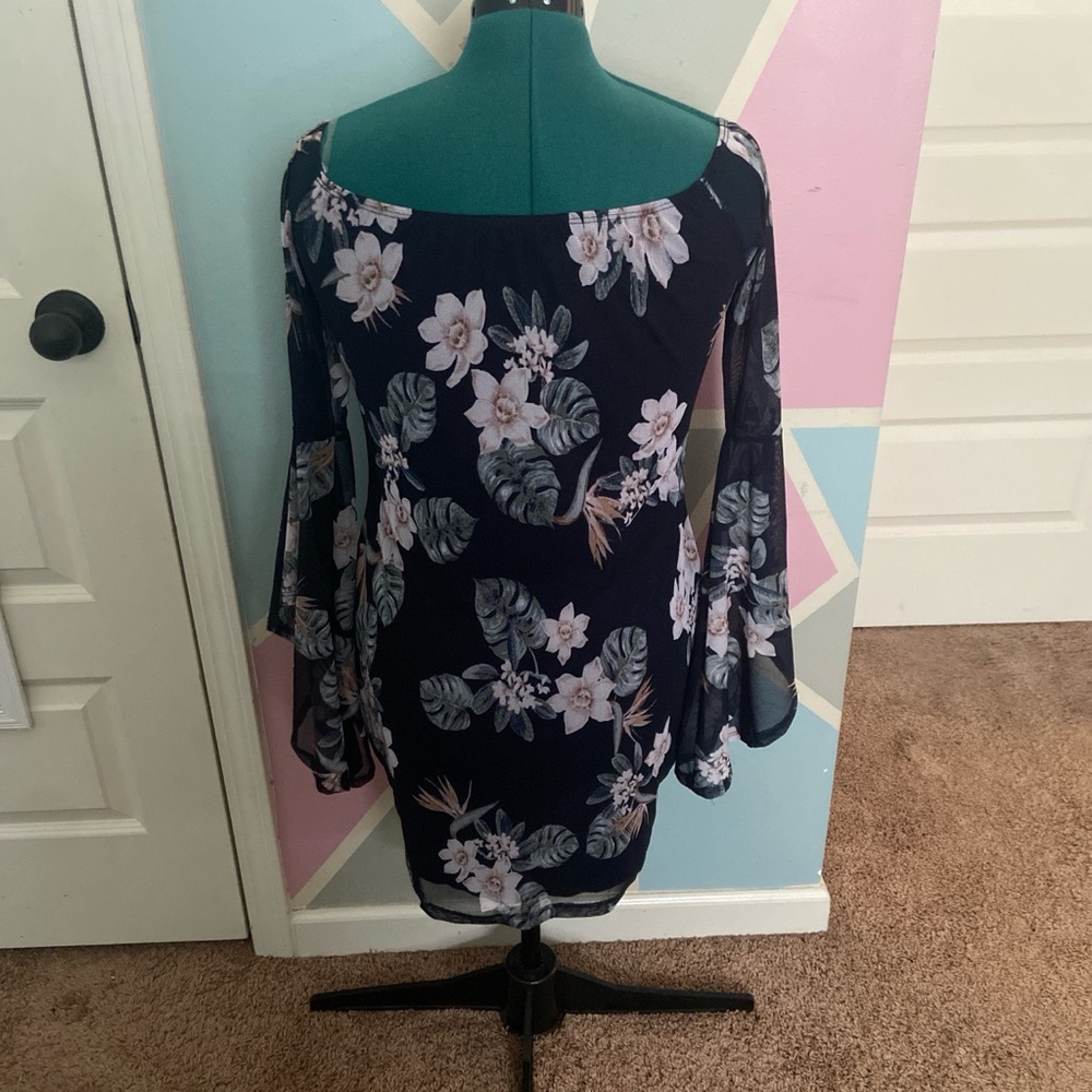 Floral Off-Shoulder Women's Top